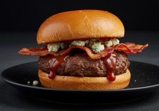 BBQ Bacon Blue Cheese Slider