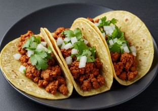 Vegan Soy Chorizo Tacos