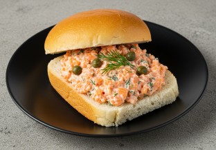Salmon Salad Tea Sandwich