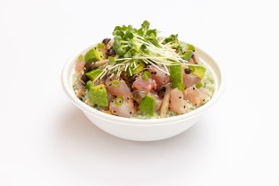 Truffled Yuzu Albacore Bowl with Bamboo Rice