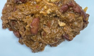 Pork Ropa Vieja With Locro and Sauteed Veggies