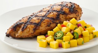 Jerk Chicken with Mango Pineapple Salsa