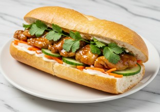 Ginger Chicken Banh Mi Platter (no jalapenos)