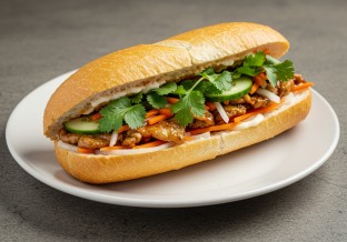 Lemongrass Chicken Banh Mi Platter (no jalapenos)