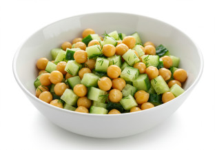 Chickpea & Cucumber Salad