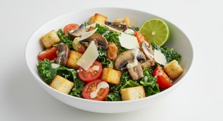 Portobello Kale Caesar Salad