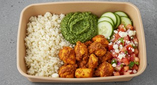 Keto Bowl with Masala Chicken