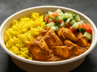 Chicken Tikka Masala Bowl with Daal
