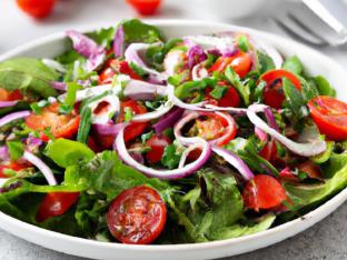 Green Salad (Tomatoes on the Side)