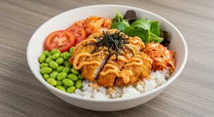 Crispy Chicken Bowl (White Rice)