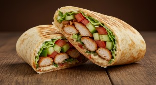 Chicken Gyro Wrap [No Tzaziki]
