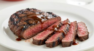 BBQ Glazed NY Strip Steak]