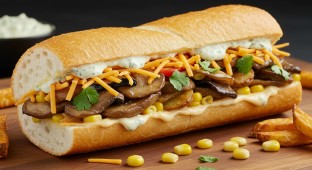 Mushroom Lovers Sandwich