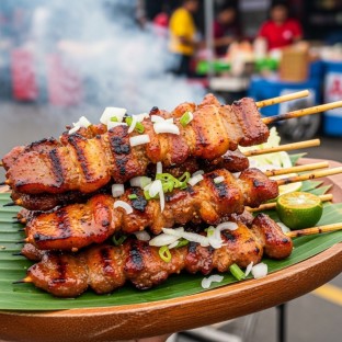 BBQ Pork Skewers