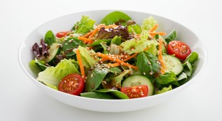 Mixed Green Salad with Sesame Soy Vinaigrette