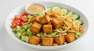 Fried Tofu Salad Boxed Meal