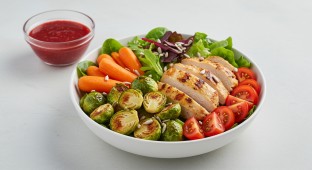 Chicken House Salad Bowl w/ Raspberry Vinaigrette