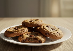 Large Chocolate Chip Cookies
