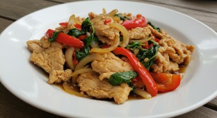 Garlic - Free Thai Basil Chicken