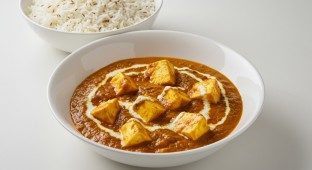 Vegetarian Paneer Makhani and Basmati Rice (NO Garlic)
