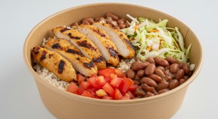 Chicken Bowl with Pinto Beans