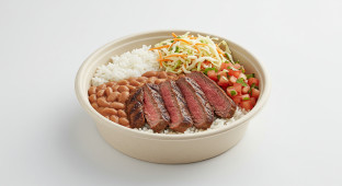 Steak Bowl with Pinto Beans
