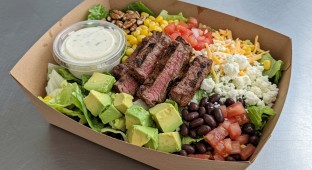 Grilled Steak Entree Salad with Ranch Dressing
