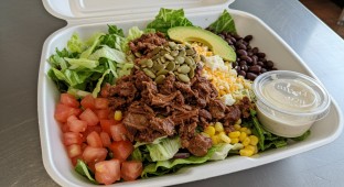 Al Pastor Entree Salad with Ranch Dressing