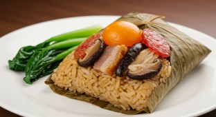 Sticky Rice and Gai Lan