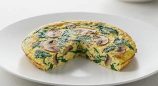 Spinach and Mushroom Egg Frittata