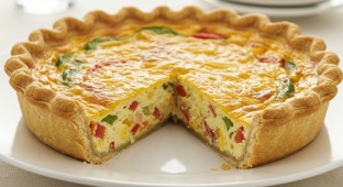 Fajita Egg Quiche