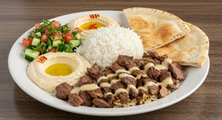 Lamb Shawarma Meal with Tahini