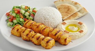 Shish Taouk Meal with Tahini
