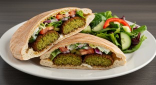 Falafel Sandwich Box with Tahini