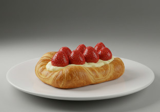 Strawberry Cheese Danish