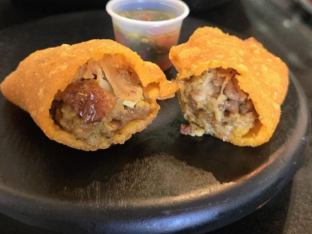 Salsa Verde Pork Arepa