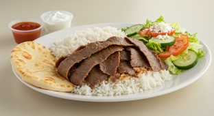 Lamb and Beef Gyro Plate