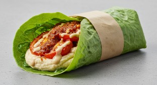 Schug Hummus Lettuce Wrap Platter