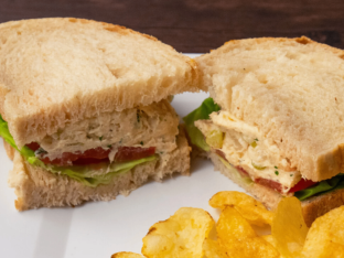 Slow Roasted Chicken Salad Sandwich Platter