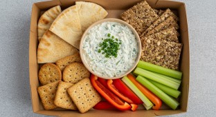 Kale Caesar Dip Meal