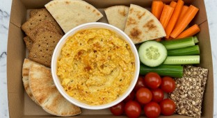 Hot “Fried” Chicken Salad Dip Meal