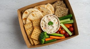 Slow Roasted Chicken Salad Dip Meal