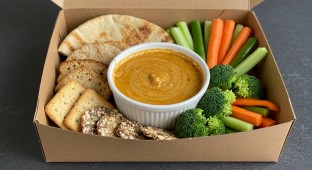 Smokey Vegan Queso Dip Meal