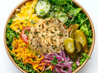 Hot "Fried" Chicken Salad