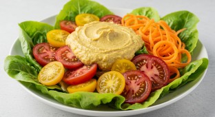 Smoky Vegan Queso Salad