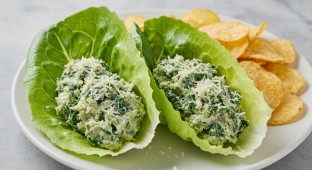 Kale Caesar Dipwich Lettuce Wrap