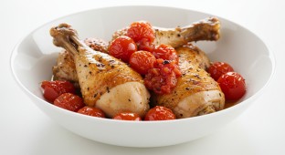Gluten Free Tomato Confit Roasted Chicken