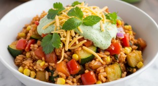 Chipotle Veggie Rice Bowl (Vegetarian)