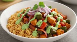 Chipotle Veggie Rice Bowl (Vegan)