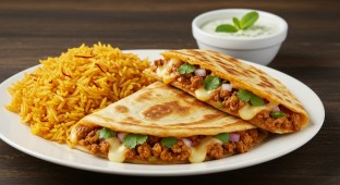 Chipotle Keema Quesadilla Box